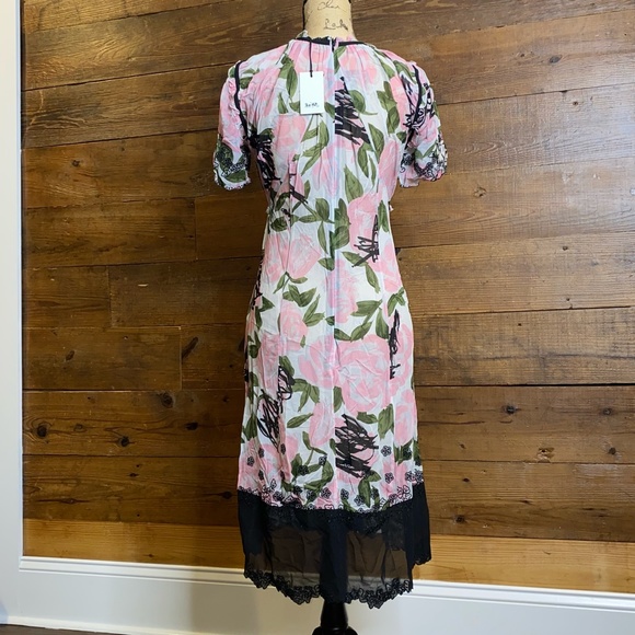 Sheer Multi Color Panel Dress - Picture 2 of 5